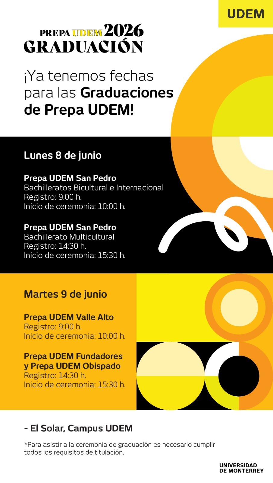 Graduaciones Prepa UDEM